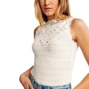 Abercrombie & Fitch Cream Knit Bodysuit